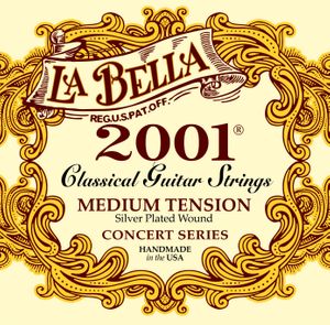 La Bella 2001 Series Classical Guitar Strings 2001M Medium