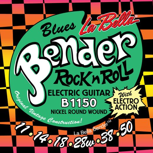 La Bella Bender Electric Guitar Strings B1150 Blues 11-50