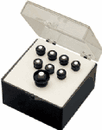 Martin Bridge & End Pin Set - Black with Pearl Inlay