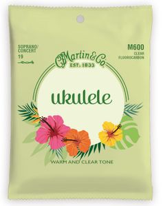 Martin Clear Fluorocarbon Nylon Ukulele Strings