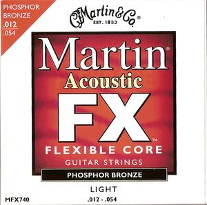 Martin Flexible Core Phosphor Bronze Authentic Acoustic Guitar Strings
