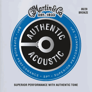 Martin MA150 SP 80/20 Bronze Authentic Acoustic Guitar Strings Bulk 25 Sets Medium 13-56