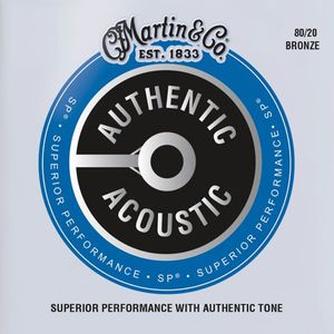 Martin MA170 SP 80/20 Bronze Authentic Acoustic Guitar Strings Bulk 25 Sets Extra Light 10-47