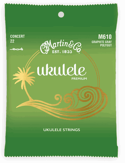Martin Premium Polygut Ukulele Strings M610 Concert