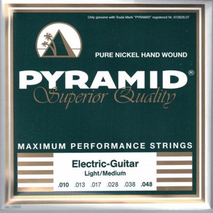 Pyramid Maximum Performance Pure Nickel Hand Wound Electric Guitar Strings D503 Light/Medium 10-48