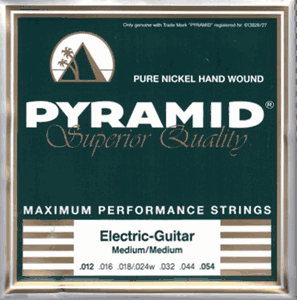Pyramid Maximum Performance Pure Nickel Hand Wound Electric Guitar Strings D505 True Medium 12-54
