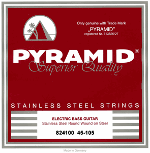 Pyramid Stainless Steel Electric Bass  Guitar Strings 824100 45-105