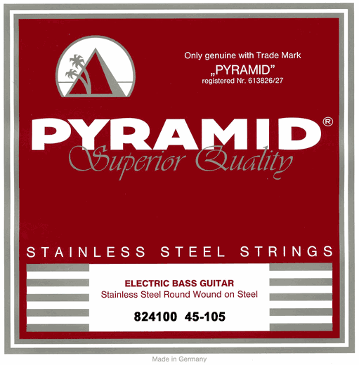 Pyramid Stainless Steel Electric Bass  Guitar Strings 824100 45-105