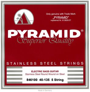 Pyramid Stainless Steel Electric Bass  Guitar Strings 846100 40-135 5 String