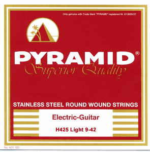 Pyramid Stainless Steel Electric Guitar Strings H425 Light 9-42