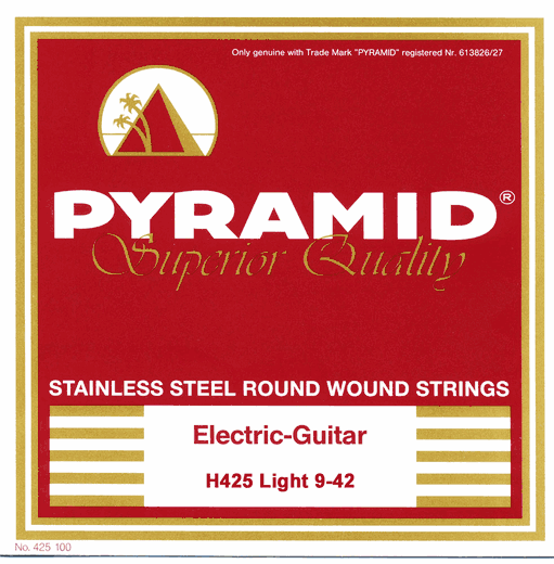 Pyramid Stainless Steel Electric Guitar Strings H425 Light 9-42