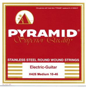 Pyramid Stainless Steel Electric Guitar Strings H426 Medium 10-46