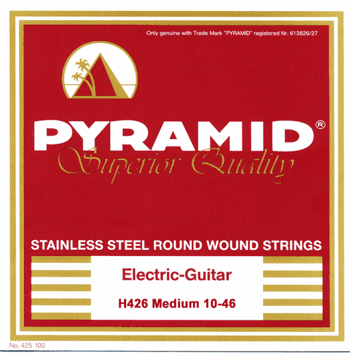 Pyramid Stainless Steel Electric Guitar Strings H426 Medium 10-46
