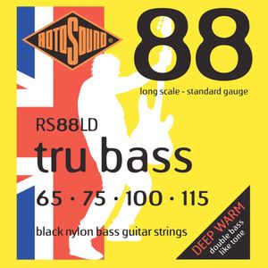 Rotosound 88 Black Nylon Tru Bass Strings