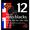 Rotosound Handmade Nickel Electric Guitar Strings R12-60 Black 12-60