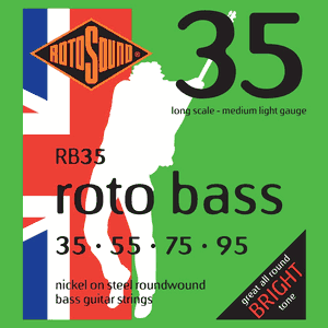 Rotosound Rotobass Nickel Roundwound Long Scale Bass Guitar Strings