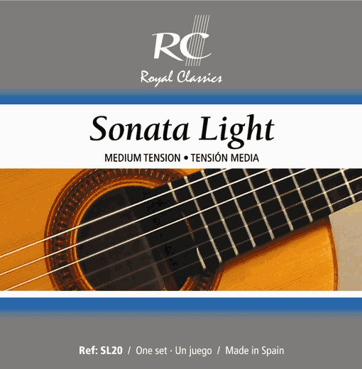 Royal Classics Sonata Light Classical Strings - Medium Tension