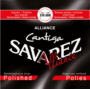 Savarez 510ARH Alliance Cantiga Polished Classical Guitar Strings Normal Tension