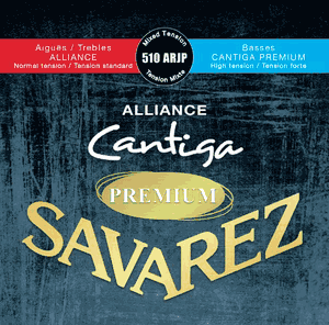 Savarez 510ARJP Alliance Cantiga Premium Classical Guitar Strings Mixed Tension