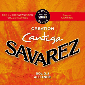 Savarez 510MR Creation Cantiga Classical Guitar Strings Normal Tension