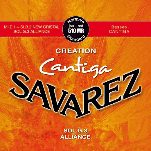 Savarez 510MR Creation Cantiga Classical Guitar Strings Normal Tension