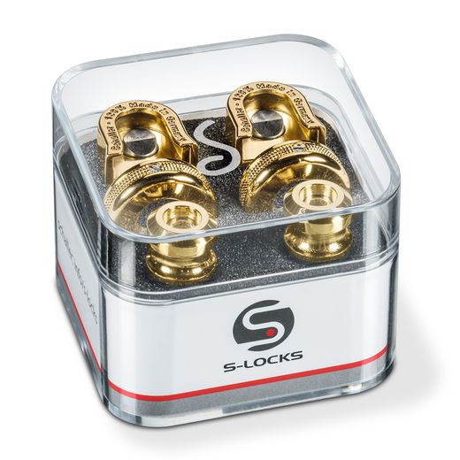 Schaller Security Locks Strap Lock Set of 2 - Gold