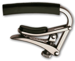 Shubb Original Brushed Nickel Electric Guitar Capo - C4n