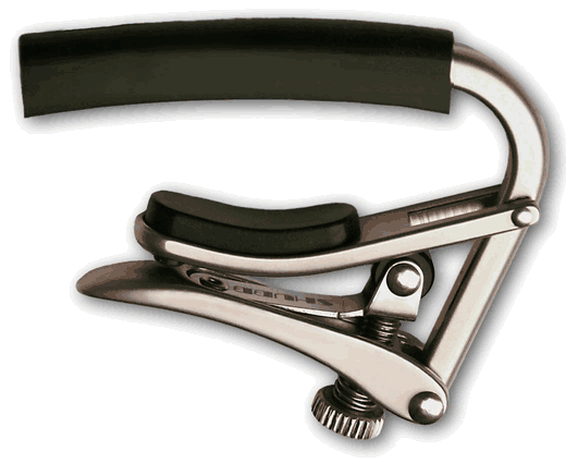 Shubb Original Brushed Nickel Electric Guitar Capo - C4n