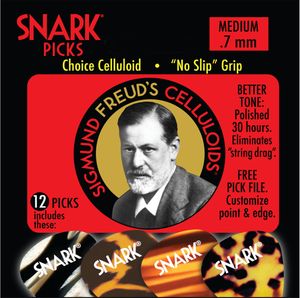 Snark Sigmund Freud Celluloid Guitar Picks 12 Pack