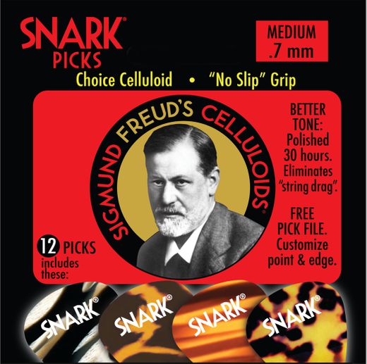 Snark Sigmund Freud Celluloid Guitar Picks 12 Pack