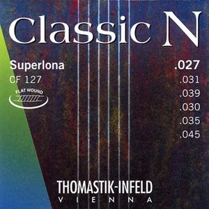 Thomastik-Infeld CF127 Classic N Series Superlona Classical Guitar Strings, Normal Tension (Flatwound Basses)