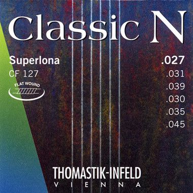 Thomastik-Infeld CF127 Classic N Series Superlona Classical Guitar Strings, Normal Tension (Flatwound Basses)