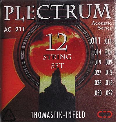 Thomastik-Infeld Plectrum Bronze 12 String Acoustic Guitar Strings AC211 Light 11-50