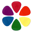 Wedgie Delrin EX Guitar Picks - 36 Qty Refill Bag