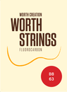 Worth Premium Ukulele Strings Brown Fluorocarbon 8 String Set
