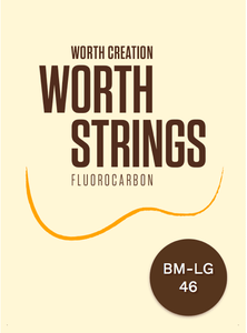 Worth Premium Ukulele Strings Brown Fluorocarbon Medium Low-G