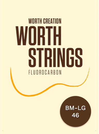 Worth Premium Ukulele Strings Brown Fluorocarbon Medium Low-G