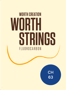 Worth Premium Ukulele Strings Clear Fluorocarbon Heavy