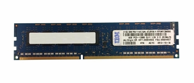 00D4957 IBM 4GB PC3-12800 DDR3-1600MHz ECC Unbuffered CL11 240-Pin DIMM Dual Rank Memory Module