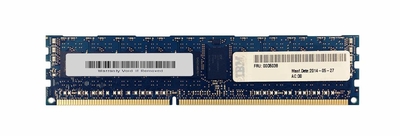 00D5038 IBM 8GB PC3-12800 DDR3-1600MHz ECC Registered CL11 240-Pin DIMM 1.35V Low Voltage Single Rank Memory Module