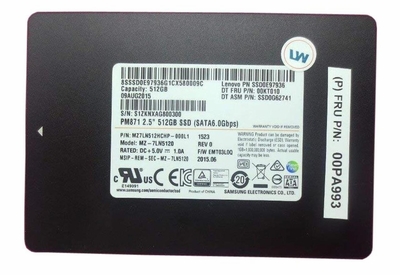 00UP033 Lenovo 512GB TLC SATA 6Gbps 2.5-inch Internal Solid State Drive (SSD)