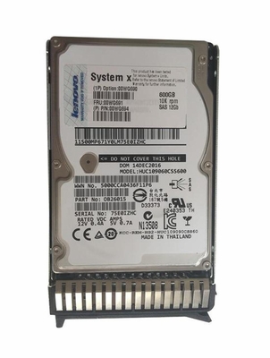 00WG691 Lenovo 600GB 10000RPM SAS 12Gbps Hot Swap 2.5-inch Internal Hard Drive