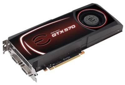 012-P3-1571 EVGA GeForce GTX 570 HD 1280MB 320-bit GDDR5 PCI Express 2.0 x16 Dual DVI/ HDMI/ DisplayPort Video Graphics Card