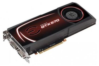 012P31578L1 EVGA GeForce GTX 570 1280MB GDDR5 PCI Express x16 2.0 Video Graphics Card