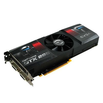 017-P3-1295-L1 EVGA GeForce CO-OP Edition GTX 295 1792MB 896-bit (2 x 448-bit) DDR3 PCI Express 2.0 x16 HDCP Ready/ SLI Supported Video Graphics Card