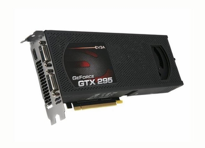 017P31291AR EVGA GeForce GTX 295 1729MB 896-bit GDDR3 PCI Express 2.0 x16 Dual DVI/ HDMI/ HDCP Ready/ SLI Supported Video Graphics Card