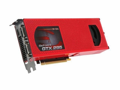 017P31294LA EVGA GeForce GTX 295 Red Edition 1729MB 896-bit GDDR3 PCI Express 2.0 x16 Dual DVI/ HDMI Video Graphics Card