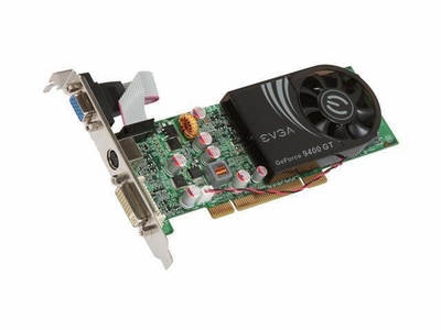 01G-P1-N948-TR EVGA GeForce 9400 GT 1GB 128-Bit DDR2 PCI HDCP Ready Low Profile Video Graphics Card