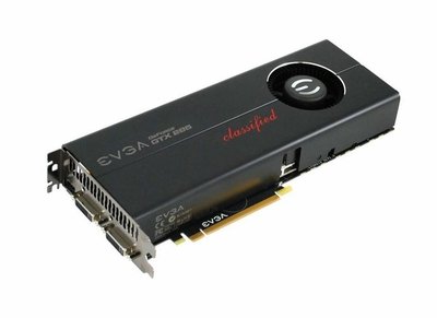 01G-P3-1190-B3 EVGA GeForce GTX 285 Classified 1GB 512-Bit DDR3 PCI Express 2.0 x16 Dual DVI/ Evbot Video Graphics Card