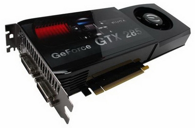 01G-P3-1281-AR EVGA GeForce GTX 285 1GB GDDR3 512-Bit PCI Express 2.0 x16 HDCP Ready/ SLI Support Video Graphics Card
